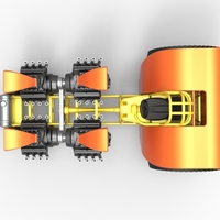 Diecast Pulling tractor with 4 engines V8 Version 3 Scale 1:25 - Thumbnail 10