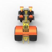 Diecast Pulling tractor with 4 engines V8 Version 3 Scale 1:25 - Thumbnail 13