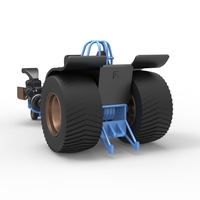 Pulling tractor with 3 engines V8 Version 2 Scale 1:25 - Thumbnail 12