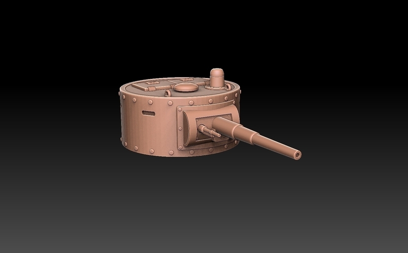 T35 Tank Turrets 3D Print 487156