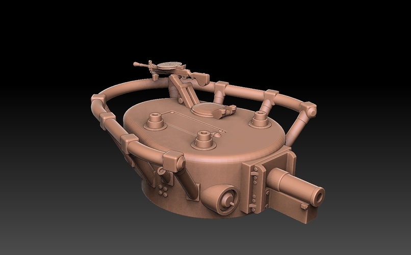 T35 Tank Turrets 3D Print 487163