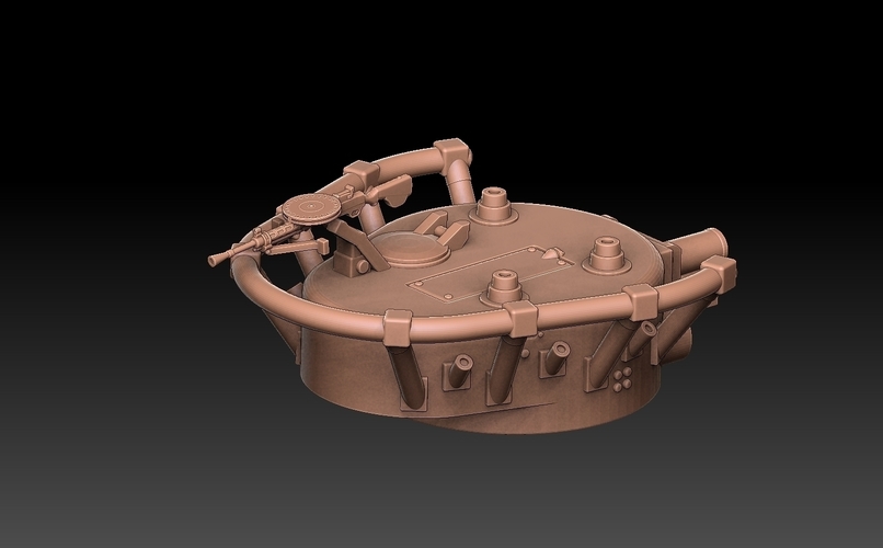 T35 Tank Turrets 3D Print 487165