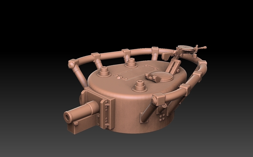 T35 Tank Turrets 3D Print 487166