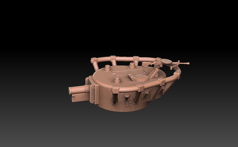 T35 Tank Turrets 3D Print 487169