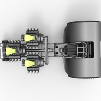 Pulling tractor with 3 engines V8 Version 3 Scale 1:25 - Thumbnail 10