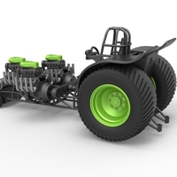 Pulling tractor with 3 engines V8 Version 3 Scale 1:25 - Thumbnail 11