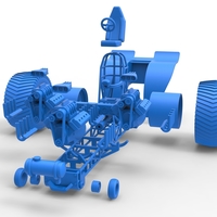 Pulling tractor with 3 engines V8 Version 3 Scale 1:25 - Thumbnail 18