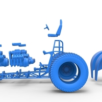 Pulling tractor with 3 engines V8 Version 3 Scale 1:25 - Thumbnail 19