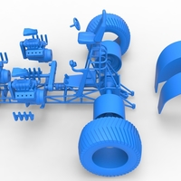 Pulling tractor with 3 engines V8 Version 3 Scale 1:25 - Thumbnail 20