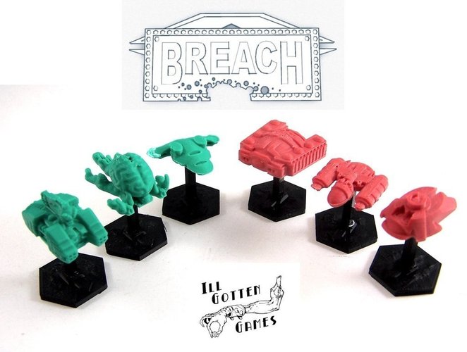 Breach: Starships Series 2 3D Print 48720