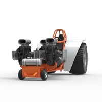 Pulling tractor with 3 engines V8 Version 4 Scale 1:25 - Thumbnail 5