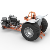 Pulling tractor with 3 engines V8 Version 4 Scale 1:25 - Thumbnail 11