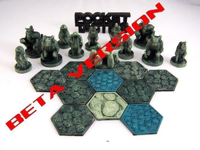 Pocket-Tactics: Tribes of the Dark Forest 3D Print 48729