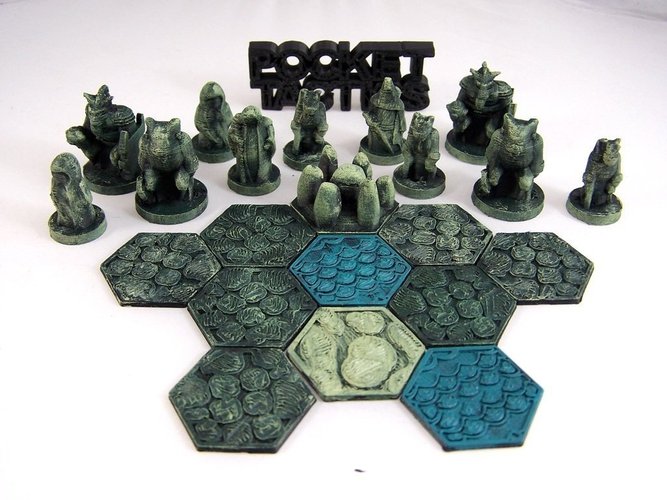 Pocket-Tactics: Tribes of the Dark Forest 3D Print 48730