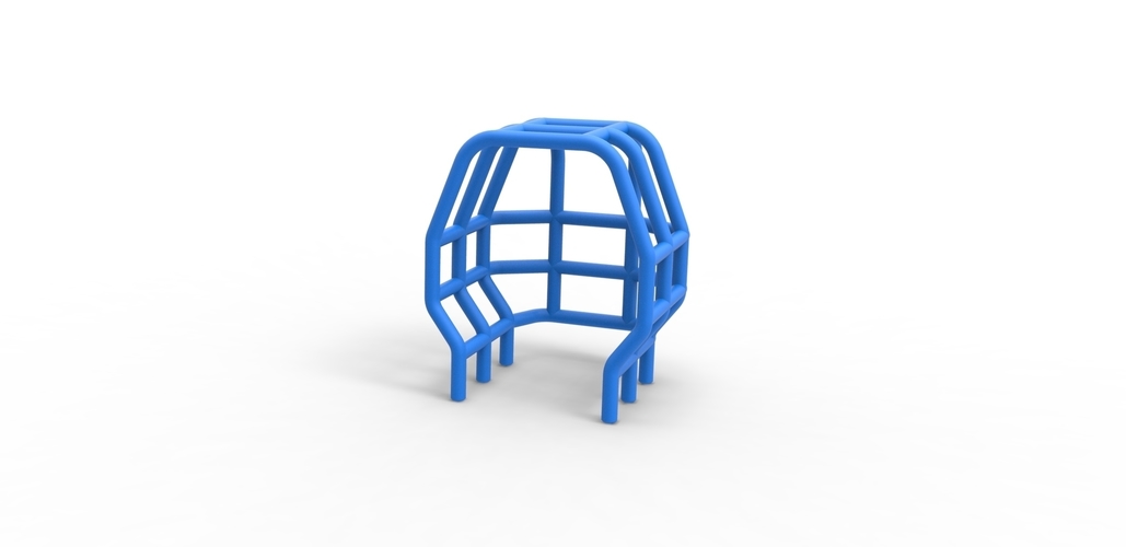 Roll Cage of Pro Stock Pulling Tractor Scale 1:25 3D Print 487314