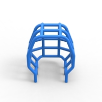 Roll Cage of Pro Stock Pulling Tractor Scale 1:25 - Thumbnail 6