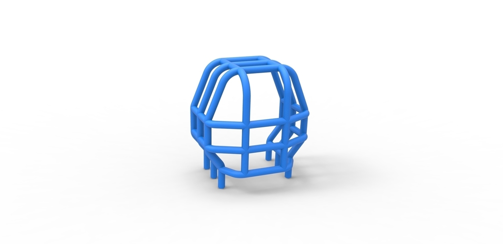 Roll Cage of Pro Stock Pulling Tractor Scale 1:25 3D Print 487321