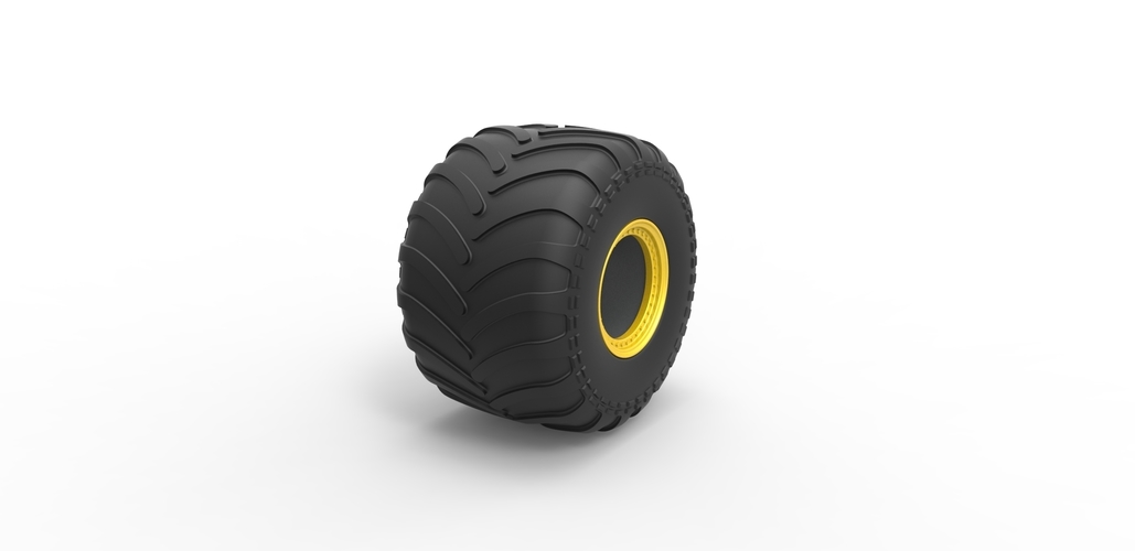 Diecast Monster Jam wheel Scale 1:25 3D Print 487325