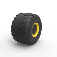 Diecast Monster Jam wheel Scale 1:25 - Thumbnail 2