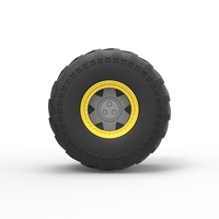 Diecast Monster Jam wheel Scale 1:25 - Thumbnail 5