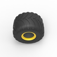 Diecast Monster Jam wheel Scale 1:25 - Thumbnail 7