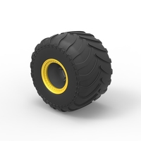 Diecast Monster Jam wheel Scale 1:25 - Thumbnail 8