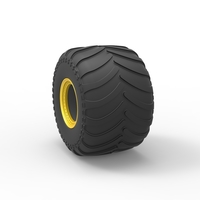 Diecast Monster Jam wheel Scale 1:25 - Thumbnail 9