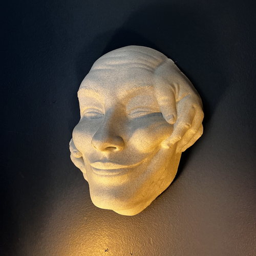 Abstract Art Smile Face WallArt Lucid Dream The Windows 3D Print 487341