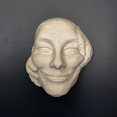 Abstract Art Smile Face WallArt Lucid Dream The Windows 3D Print 487342