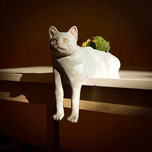 Cat Planter Pot Meme 3D Print 487378