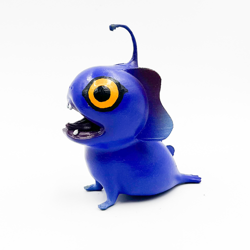 Blue from the sea beasts with Open Mouth 3D Print 487396