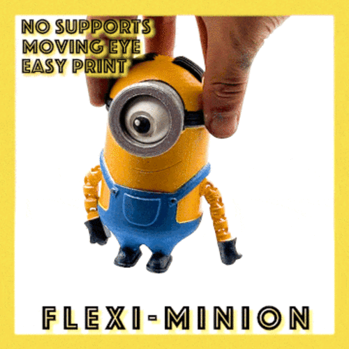 Minion FLEXI Articulated Minions Despicable Me 3D Print 487421