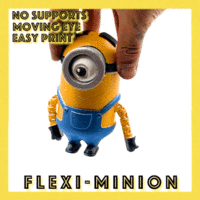 Small Minion FLEXI Articulated Minions Despicable Me 3D Printing 487421