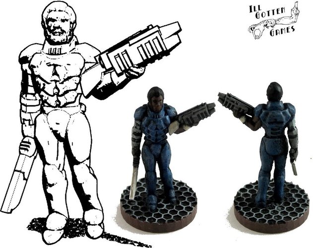 Henry Cobb, 15mm, 28mm and 54mm Miniature