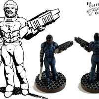 Small Henry Cobb, 15mm, 28mm and 54mm Miniature 3D Printing 48744