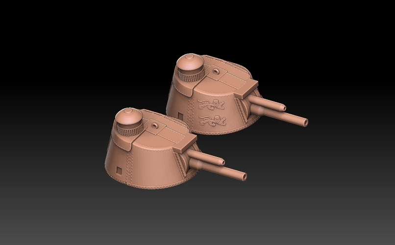 Char 2C Tank Turret 3D Print 487455