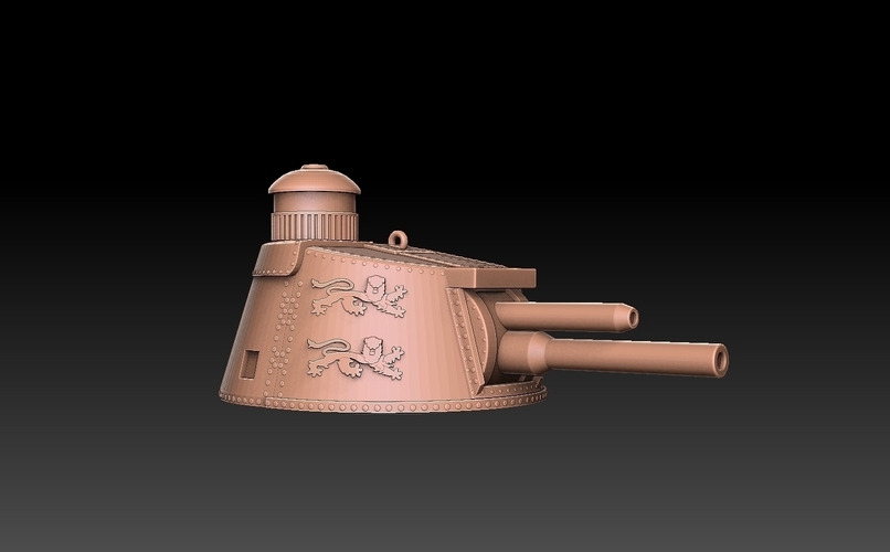 Char 2C Tank Turret 3D Print 487458