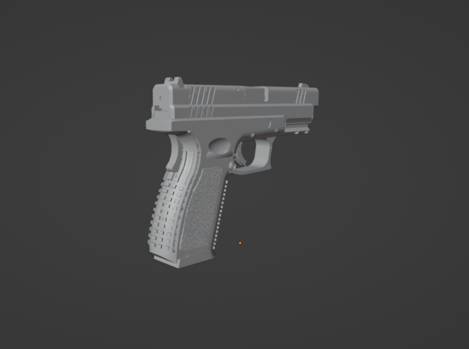 Pistol Springfield Armory XD Prop gun 3D Print 487478