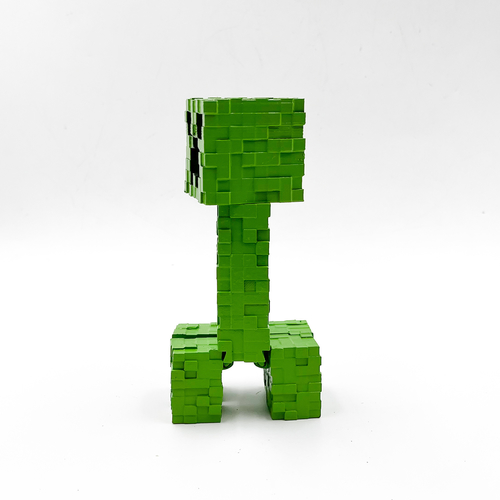MINECRAFT FLEXI CREEPER ARTICULATED PRINT IN PLACE 3D Print 487518