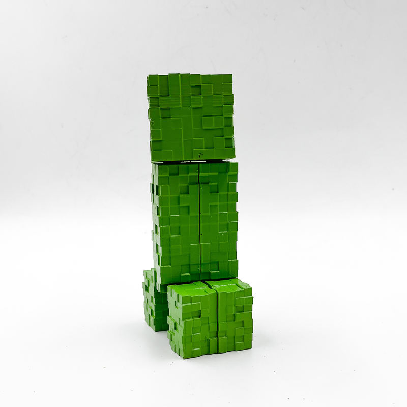 Minecraft. Place Print MINECRAFT FLEXI CREEPER ARTICULATED PRINT IN PLACE - Pinshape