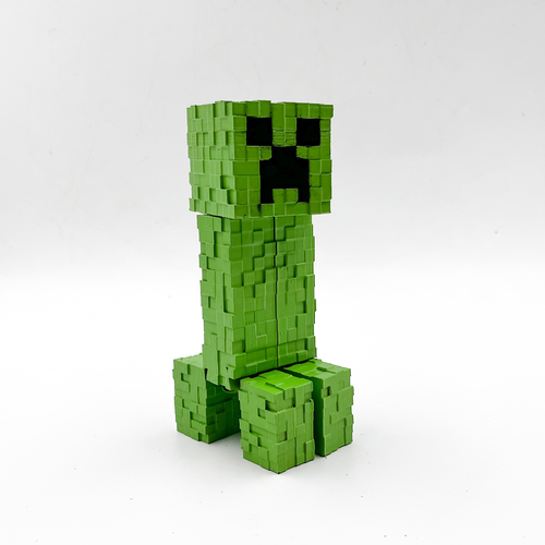MINECRAFT FLEXI CREEPER ARTICULATED PRINT IN PLACE 3D Print 487521