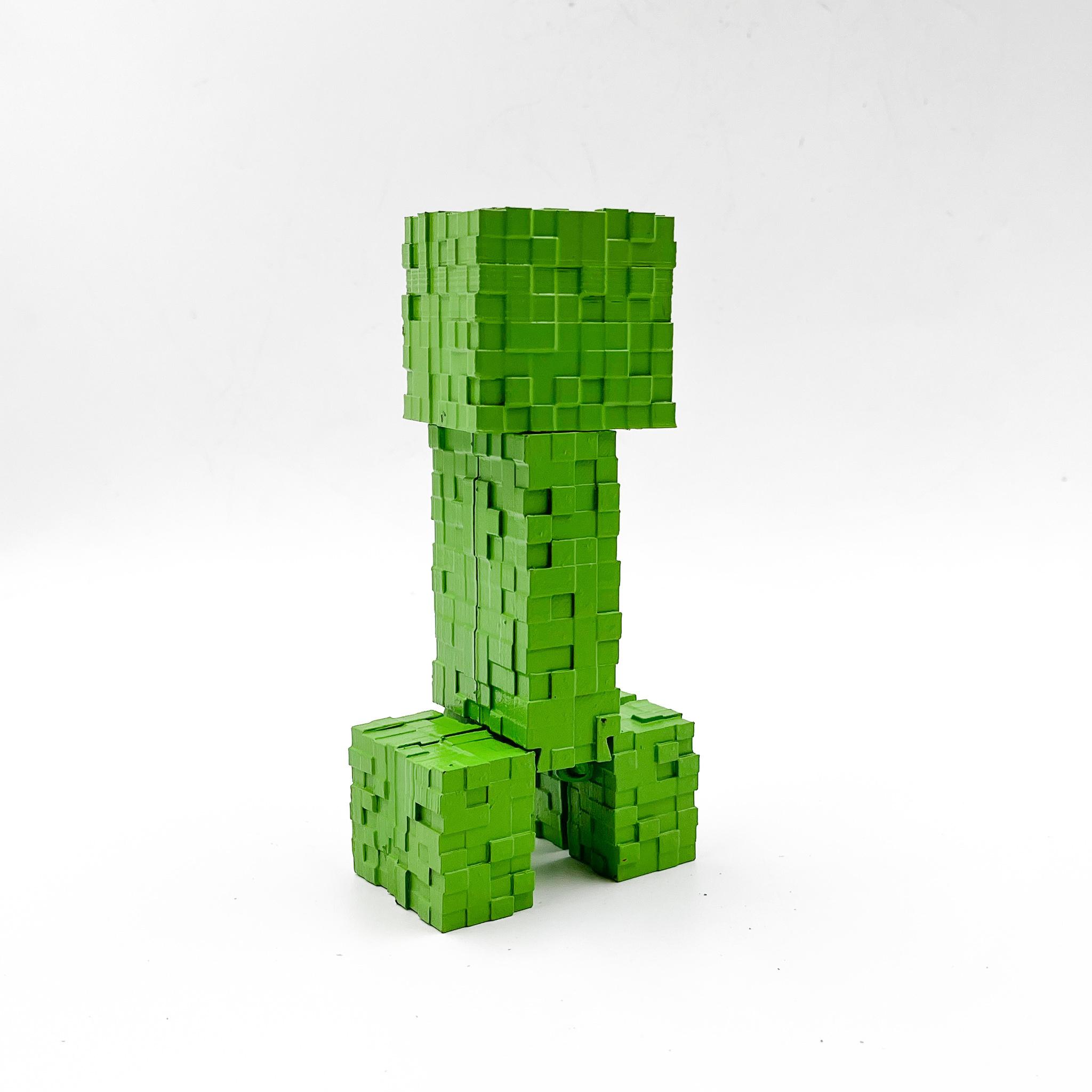 STL file MINECRAFT FLEXI-CREEPER ARTICULATED PRINT IN PLACE