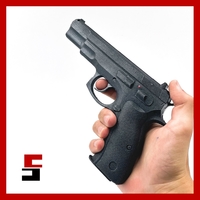 Small Pistol CZ 75 Prop practice training Semi-automatic 3D Printing 487589