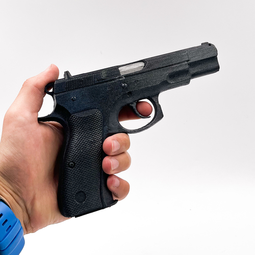 Pistol CZ 75 Prop practice training Semi-automatic 3D Print 487593