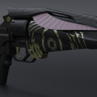 Destiny 2 Igneous Hammer Pistol Replica Prop  - Thumbnail 1