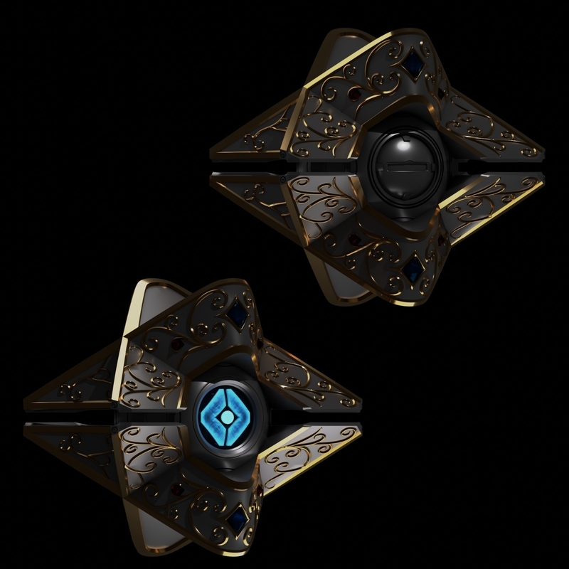 Destiny 2 Vigilance Ghost Sanctified Shell - Pinshape