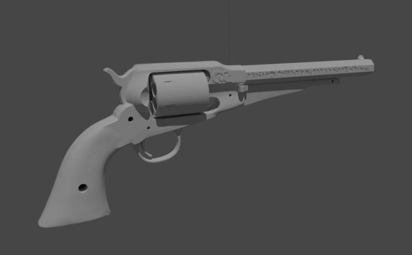 Rolands Deschains Revolver Prop Gun  3D Print 487679