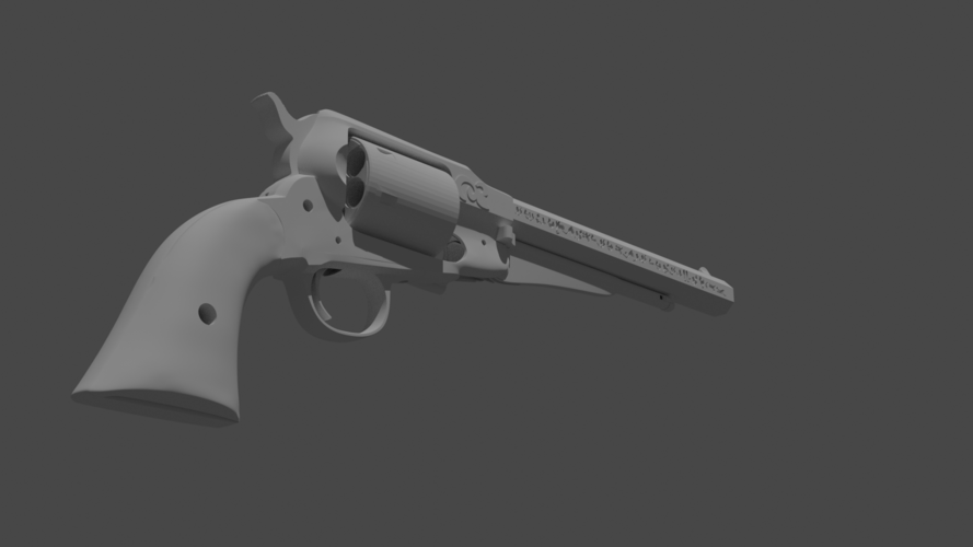 Rolands Deschains Revolver Prop Gun  3D Print 487682