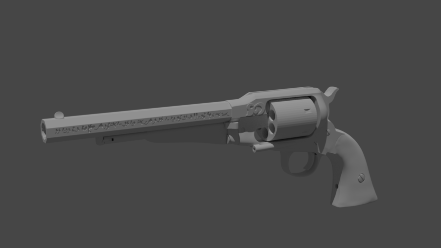 Rolands Deschains Revolver Prop Gun  3D Print 487683