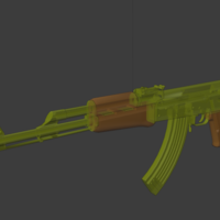 AK-47 Kalashnikov Weapon  - Thumbnail 3